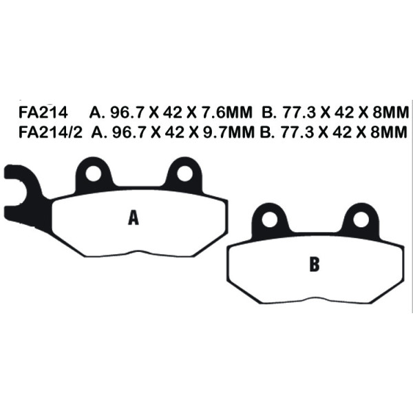 EBC EBC Brake Pads FA214V